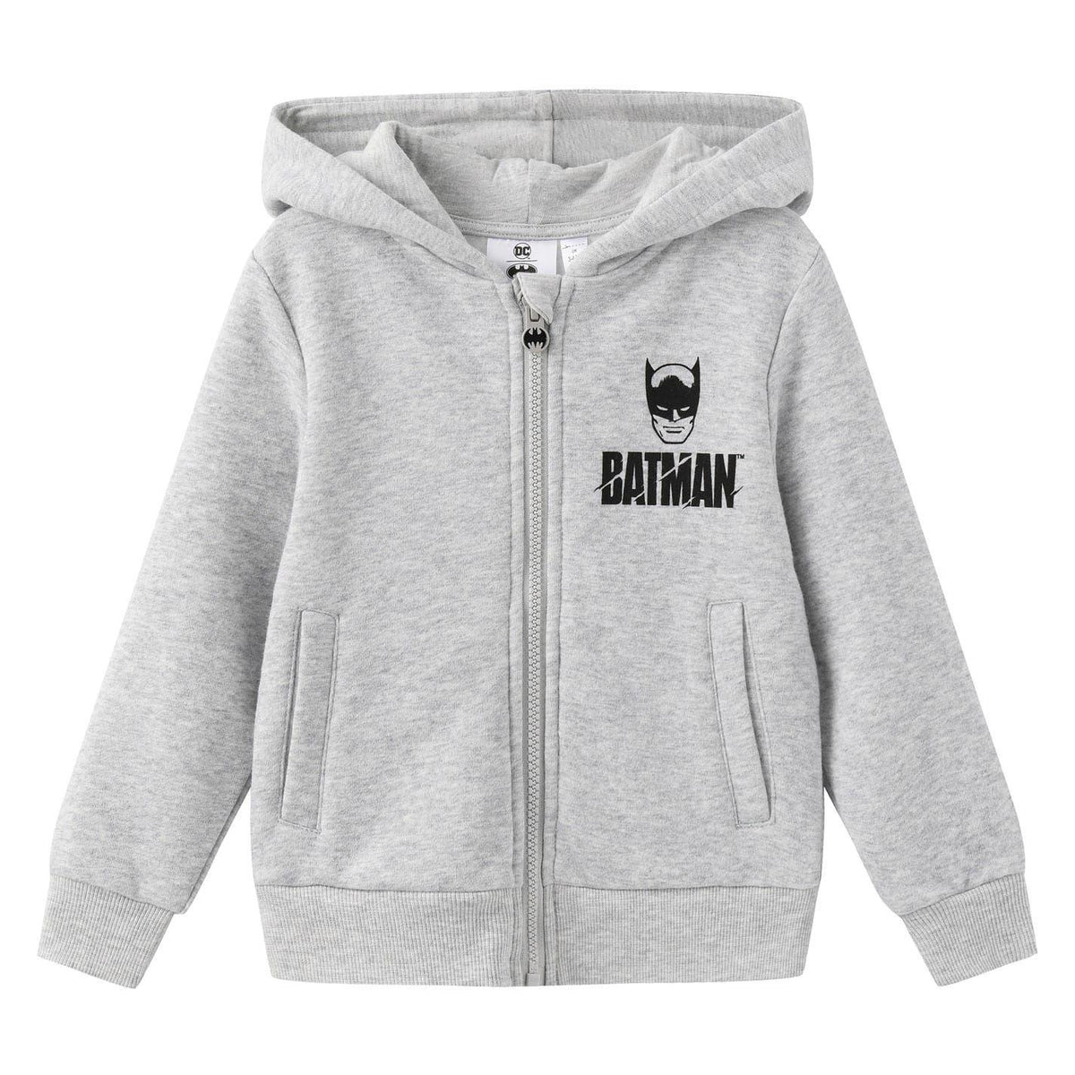 Grey - Back - Batman Boys Logo Tracksuit Set