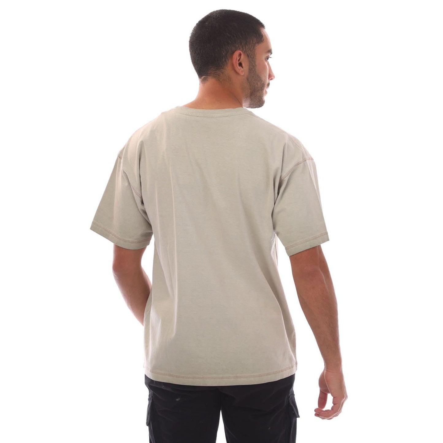 Natural - Back - Diesel Mens T-Buxt-N4 T-Shirt