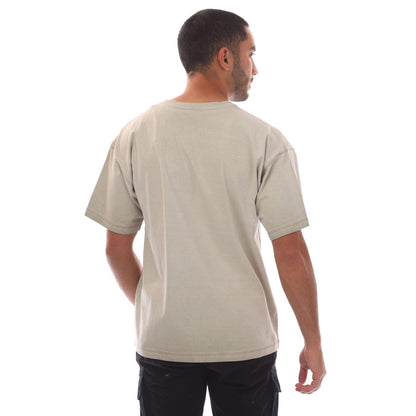 Natural - Back - Diesel Mens T-Buxt-N4 T-Shirt