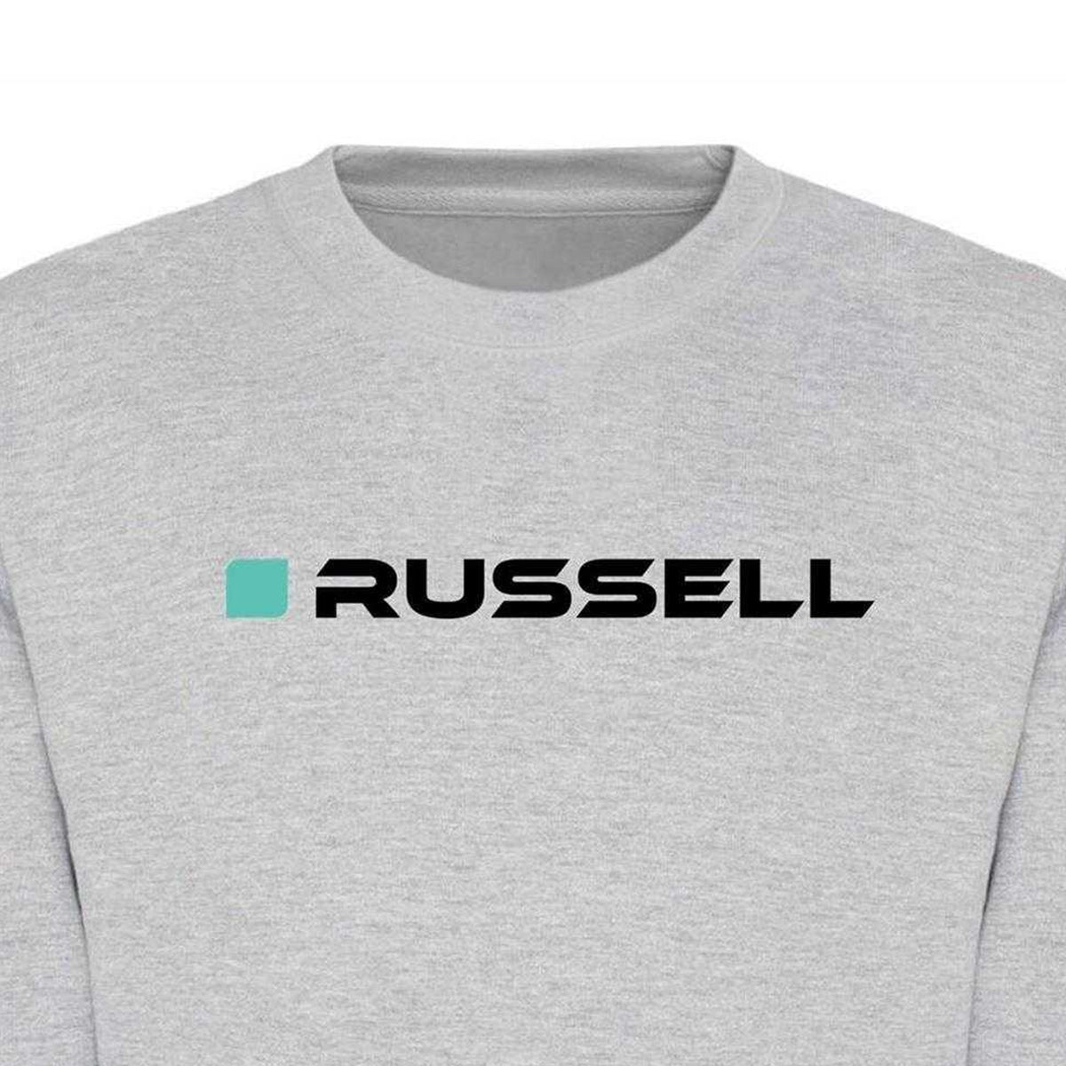 Grey - Side - AWD Mens Russell Formula 1 Sweatshirt