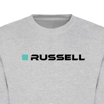 Grey - Side - AWD Mens Russell Formula 1 Sweatshirt