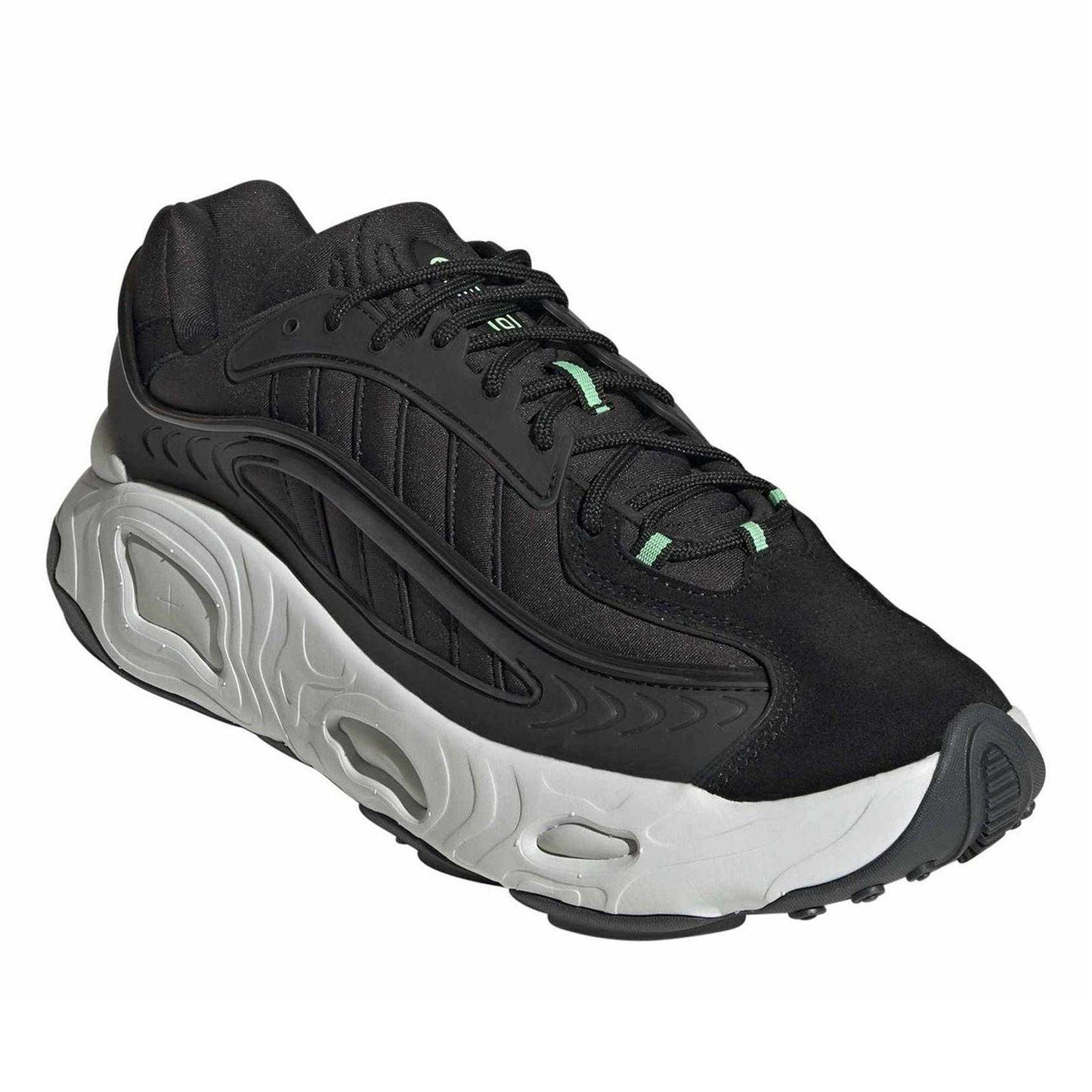 Core Black - Pack Shot - Adidas Mens Oznova Chunky Sole Trainers