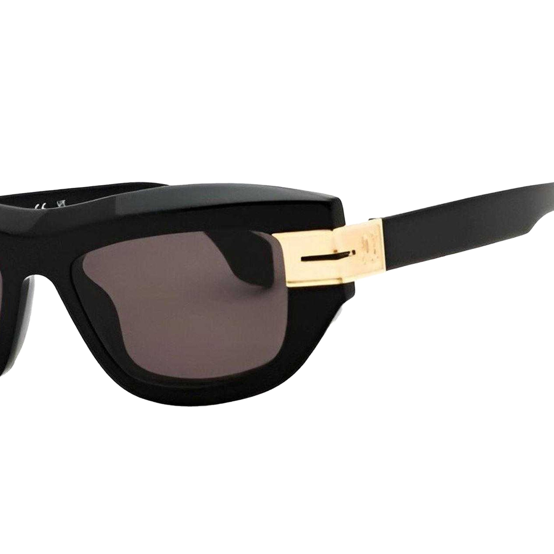 Black-Dark Grey - Side - Palm Angels Womens-Ladies Claire Cat Eye Sunglasses