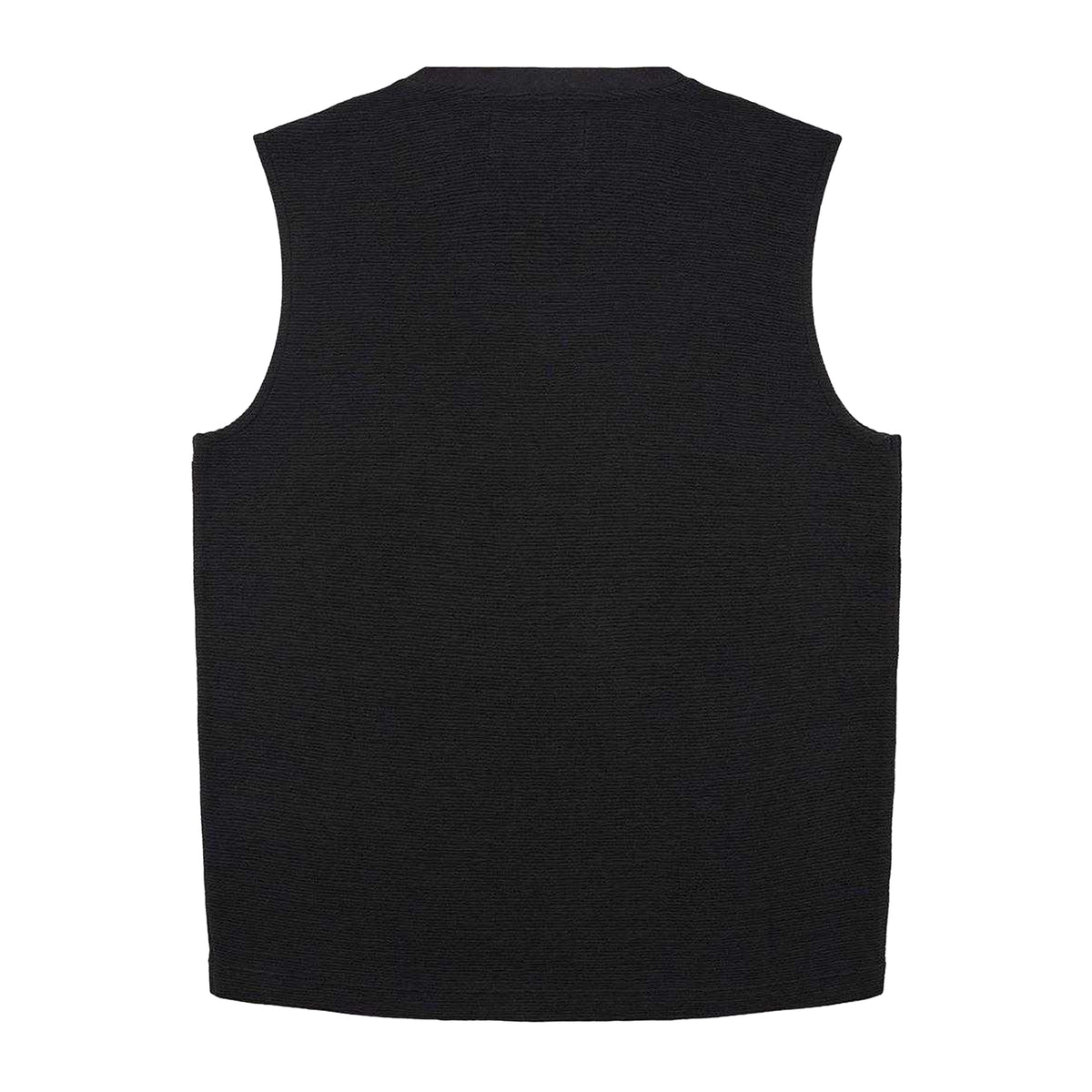 Black - Back - Prevu Mens Ottoman Tank Top