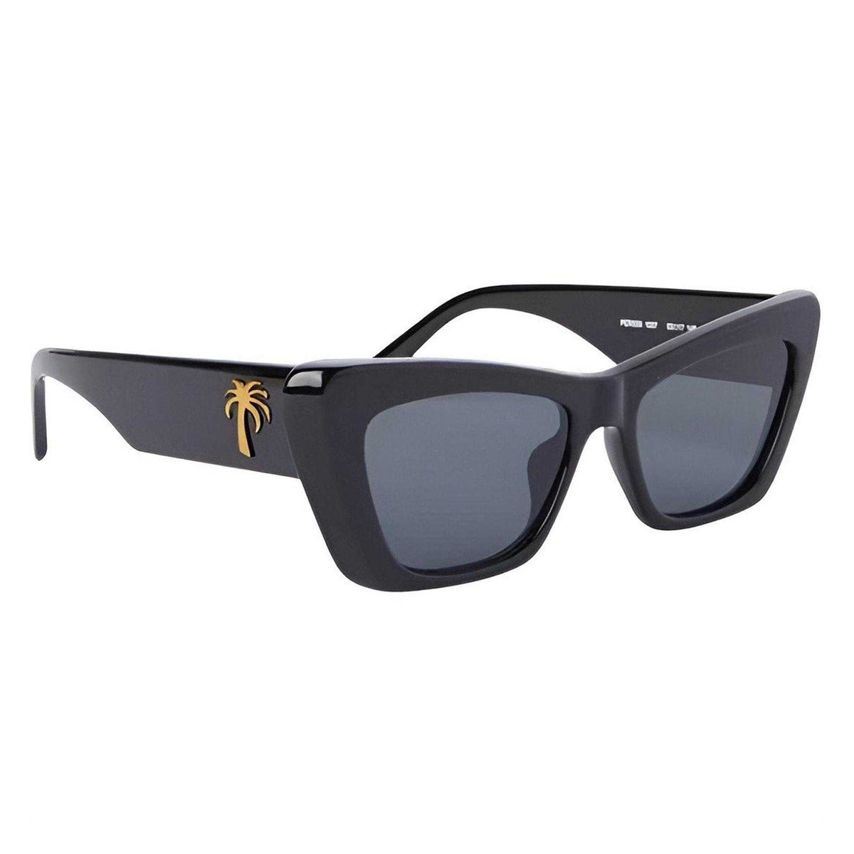 Black-Dark Grey - Back - Palm Angels Mens Fairfield Rectangle Sunglasses