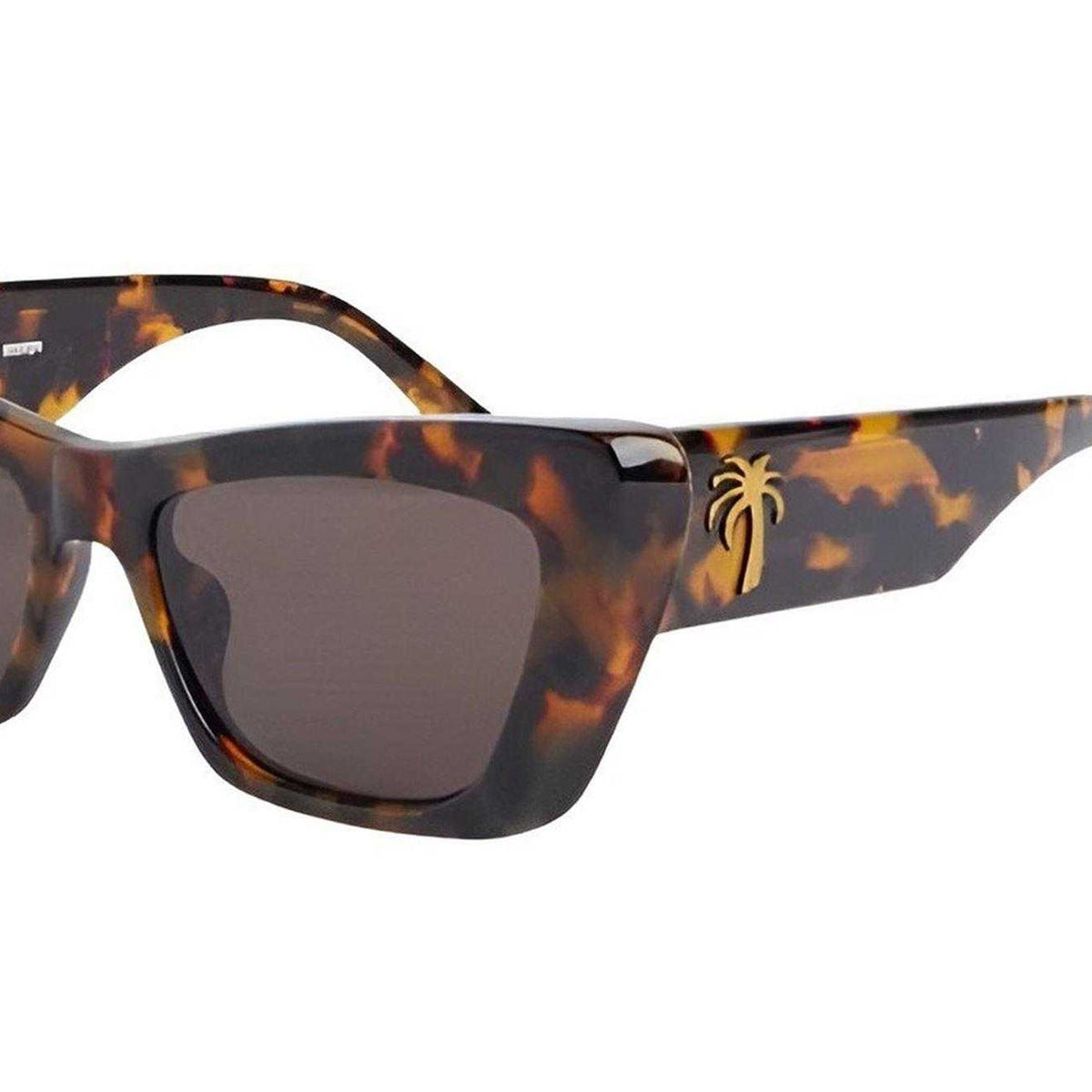 Havana Brown - Side - Palm Angels Mens Fairfield Rectangle Sunglasses
