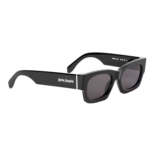 Black-Dark Grey - Front - Palm Angels Mens Bodie Rectangle Sunglasses