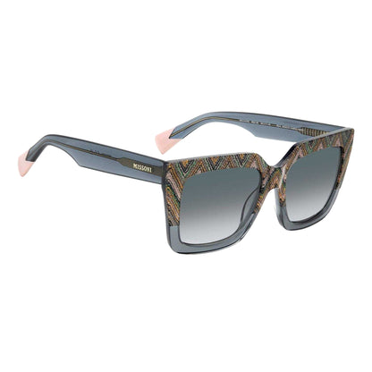 Grey-Green - Side - Missoni Womens-Ladies 0147-S Round Sunglasses
