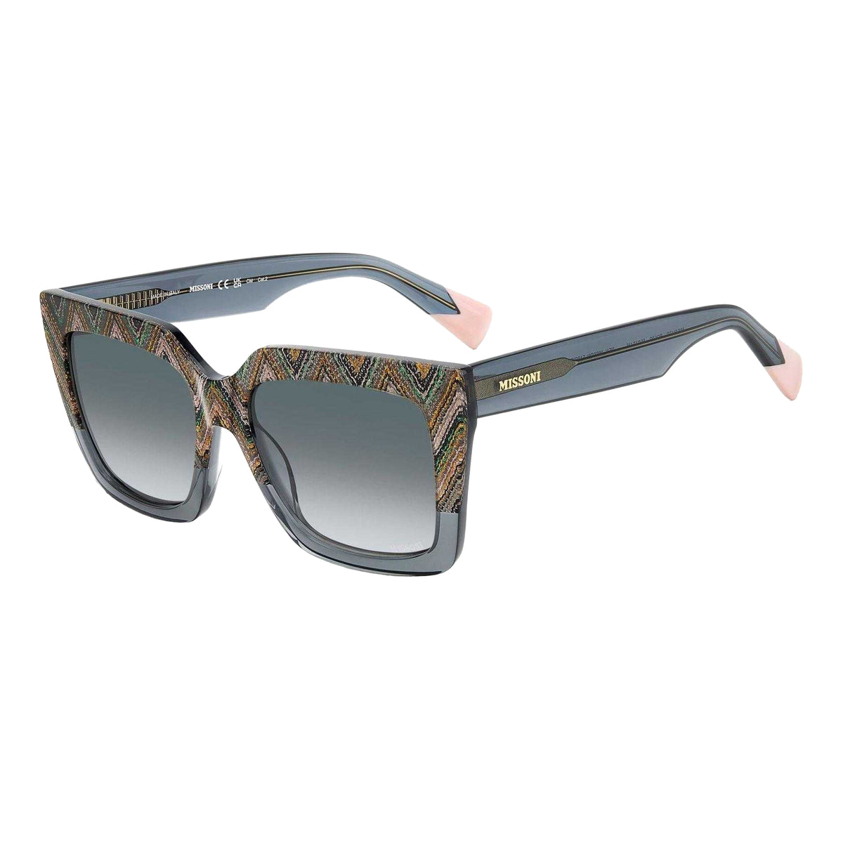 Grey-Green - Front - Missoni Womens-Ladies 0147-S Round Sunglasses