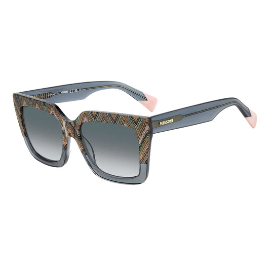 Grey-Green - Front - Missoni Womens-Ladies 0147-S Round Sunglasses