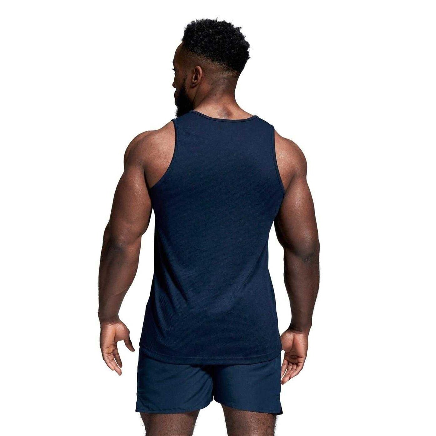 Navy - Back - Canterbury Mens Vapodri Vest Top