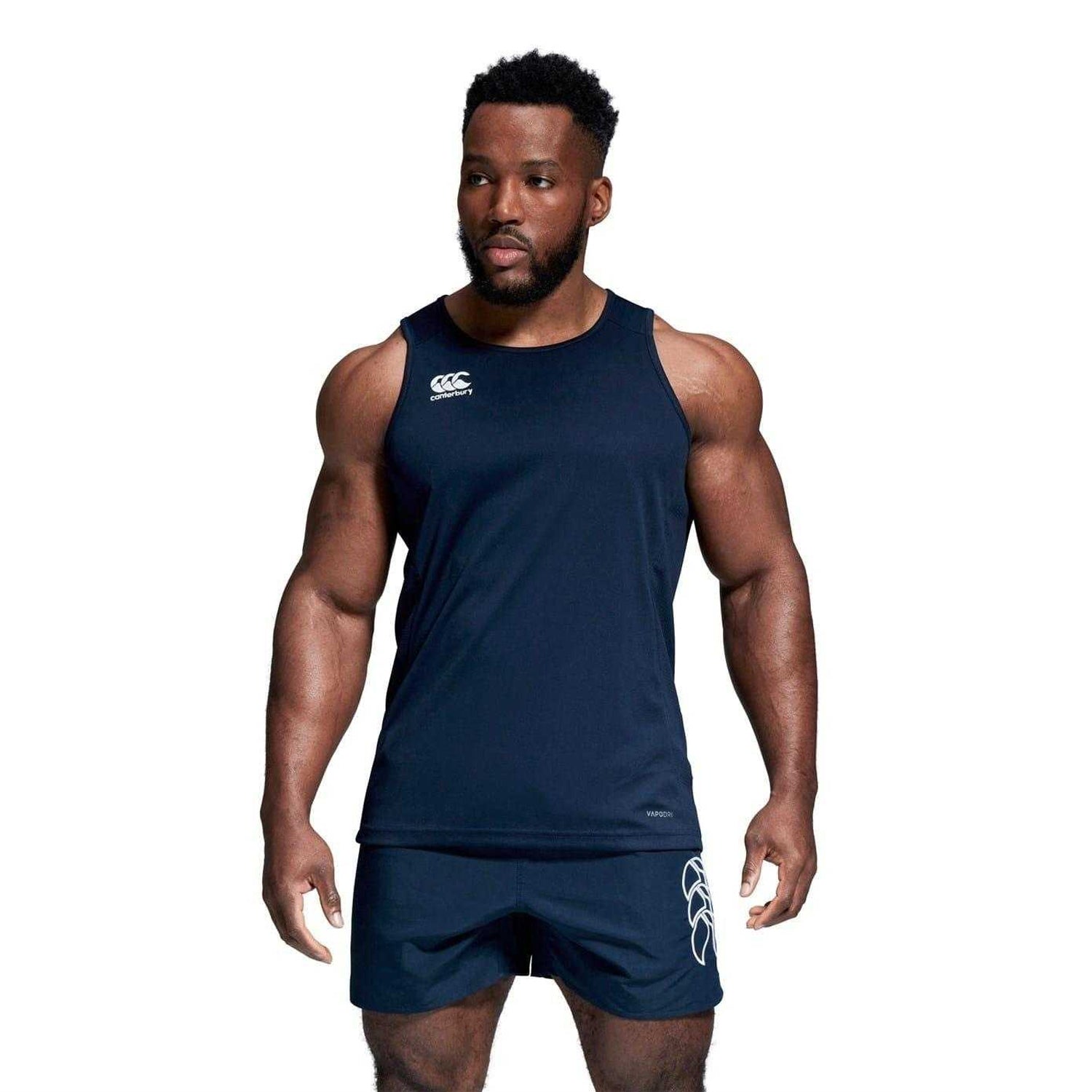 Navy - Lifestyle - Canterbury Mens Vapodri Vest Top