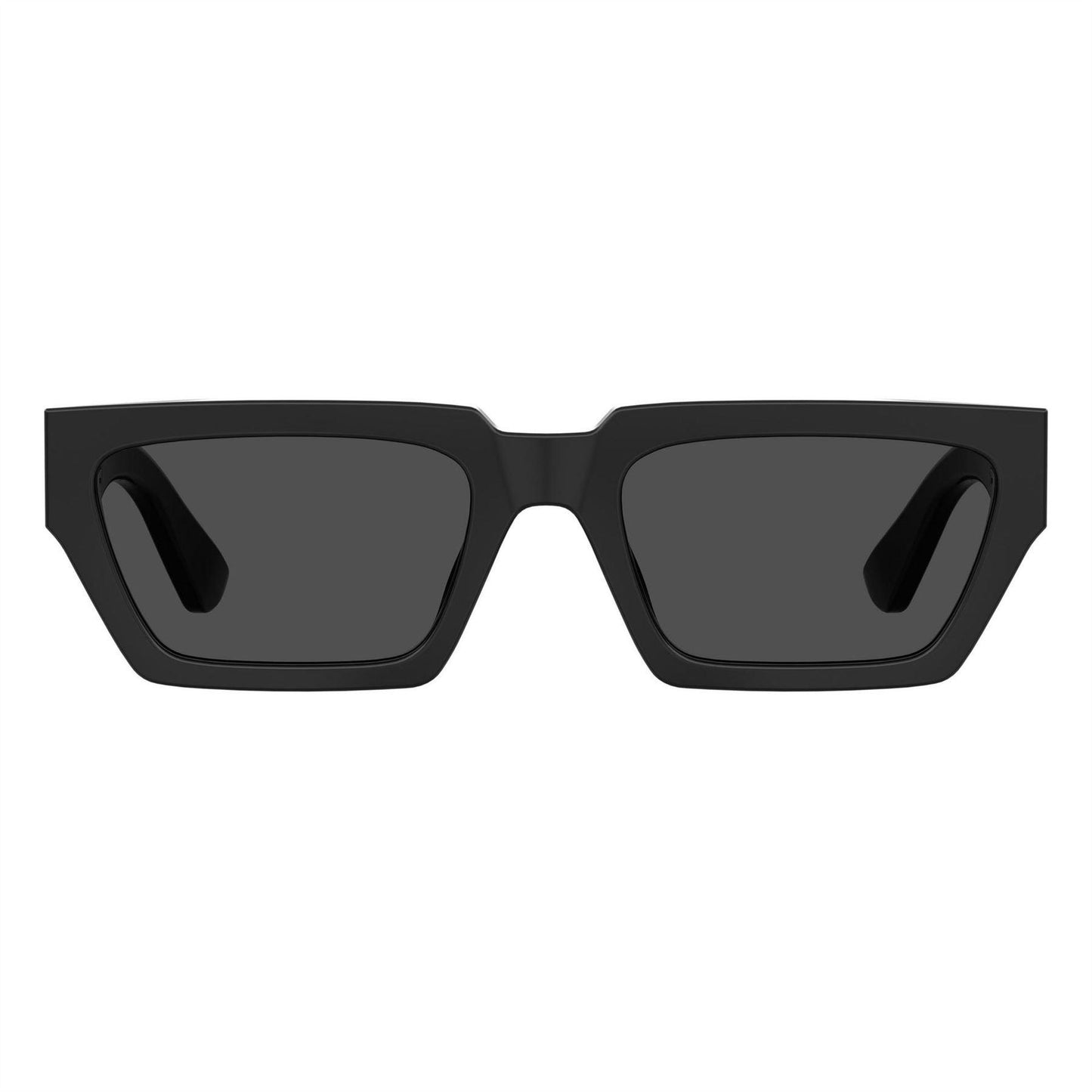 Black - Back - Moschino Mens Round Rectangular Sunglasses