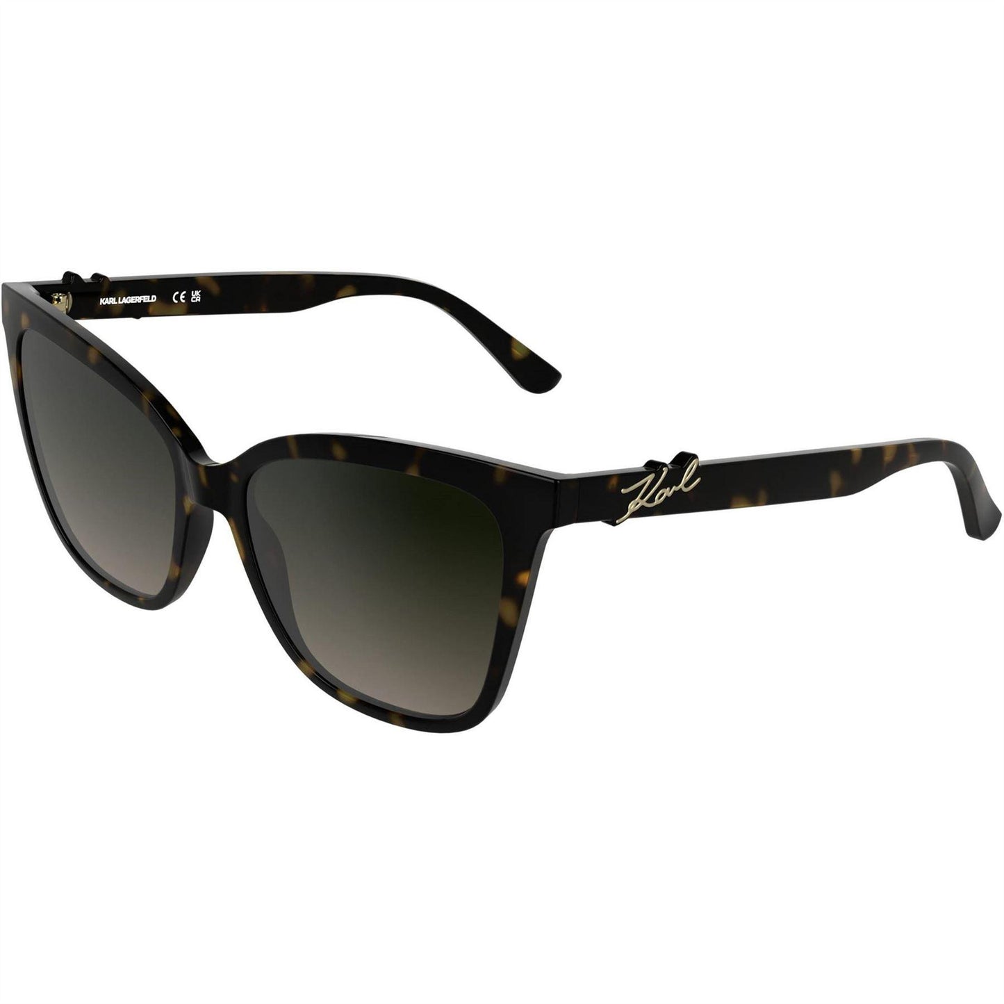 Tortoise - Pack Shot - Karl Lagerfeld Womens-Ladies KL6223S Cat Eye Sunglasses