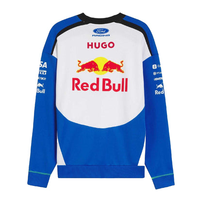 Medium Blue - Back - Hugo Mens Vcarb Crew Neck Sweatshirt