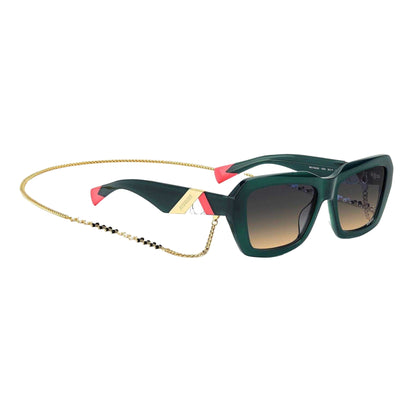 Green - Lifestyle - Missoni Mens Round Rectangular Sunglasses