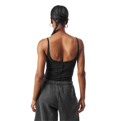 Jet Black - Lifestyle - Represent Womens-Ladies Crop Top