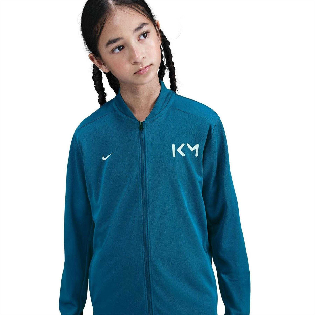 Green - Side - Nike Childrens-Kids Academy 25 Athletic Tracksuit Set