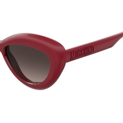 Red - Lifestyle - Moschino Womens-Ladies Round Cat Eye Sunglasses
