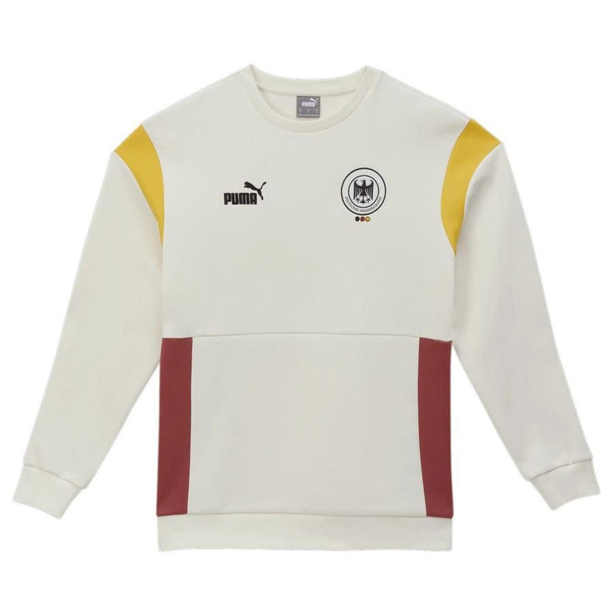 Warm White - Front - Puma Mens Archive Germany Sweatshirt