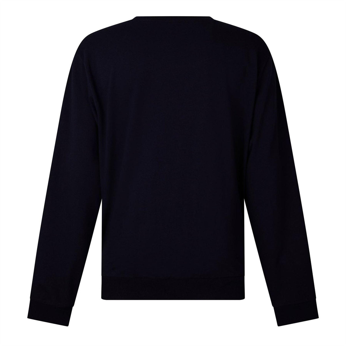 Navy - Back - Lacoste Mens Logo Sweatshirt
