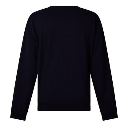 Navy - Back - Lacoste Mens Logo Sweatshirt
