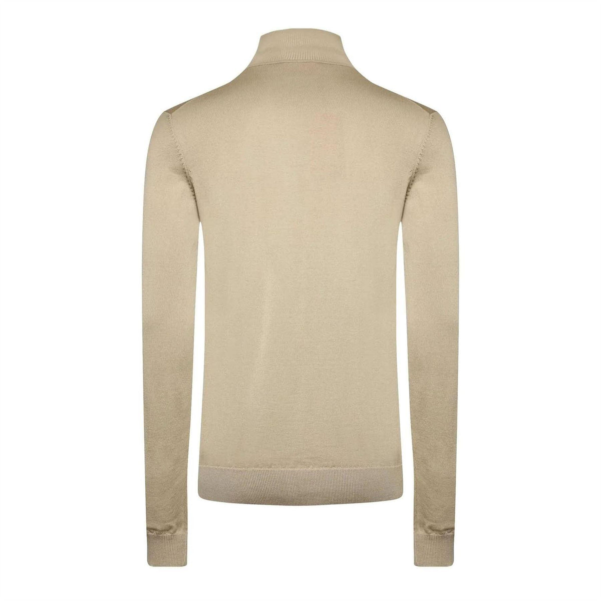 Cream - Back - Hugo Mens San Thomas Roll Neck Sweatshirt