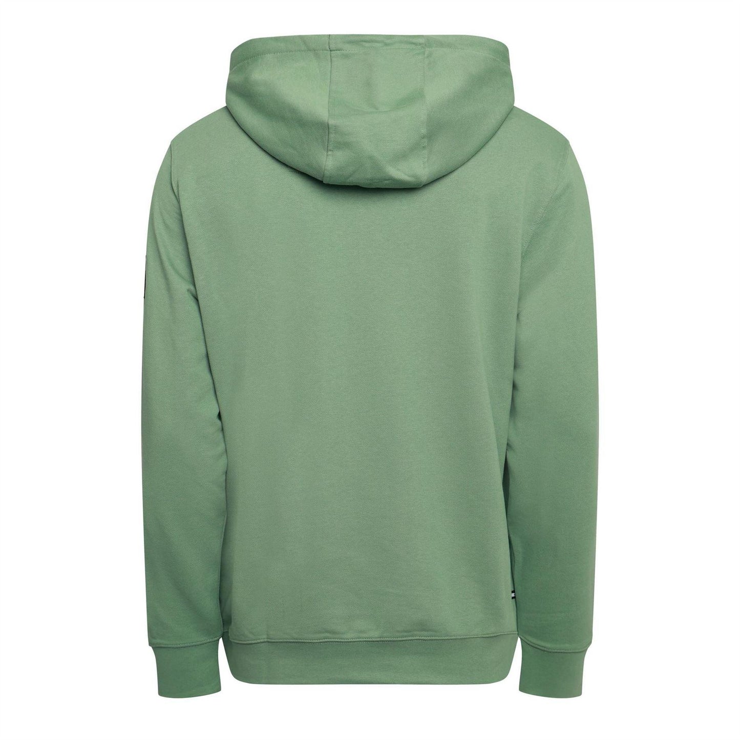 Mid Green - Back - Weekend Offender Mens Yensei Badge Drawstring Hoodie