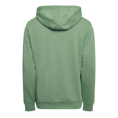 Mid Green - Back - Weekend Offender Mens Yensei Badge Drawstring Hoodie