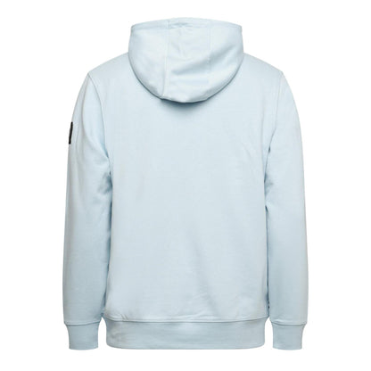 Cloud - Front - Weekend Offender Mens Yensei Badge Drawstring Hoodie