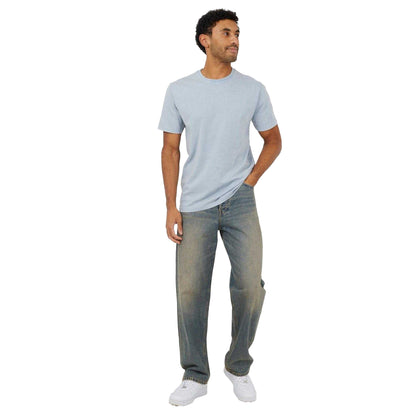 Steel - Lifestyle - Brave Soul Mens Cotton Jersey T-Shirt