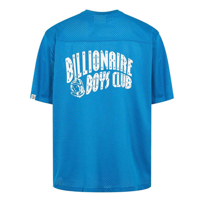 Aqua Blue - Back - Billionaire Boys Club Mens Logo Mesh T-Shirt