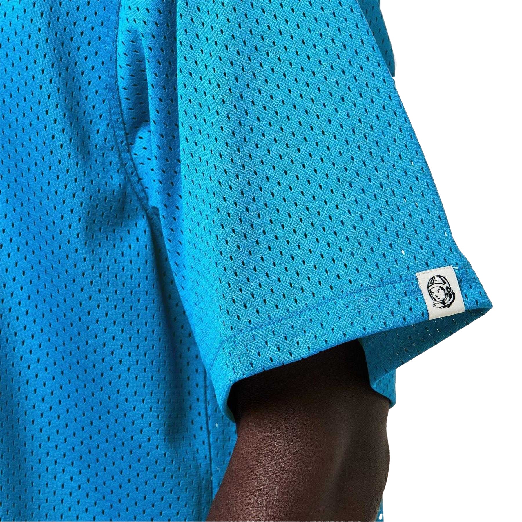 Aqua Blue - Side - Billionaire Boys Club Mens Logo Mesh T-Shirt