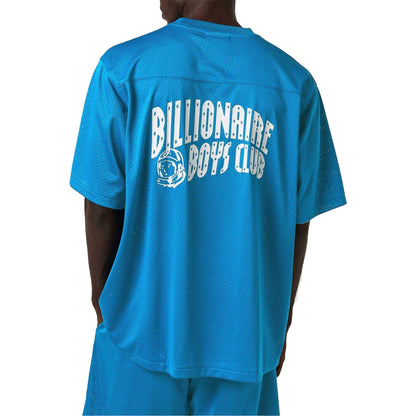 Aqua Blue - Pack Shot - Billionaire Boys Club Mens Logo Mesh T-Shirt