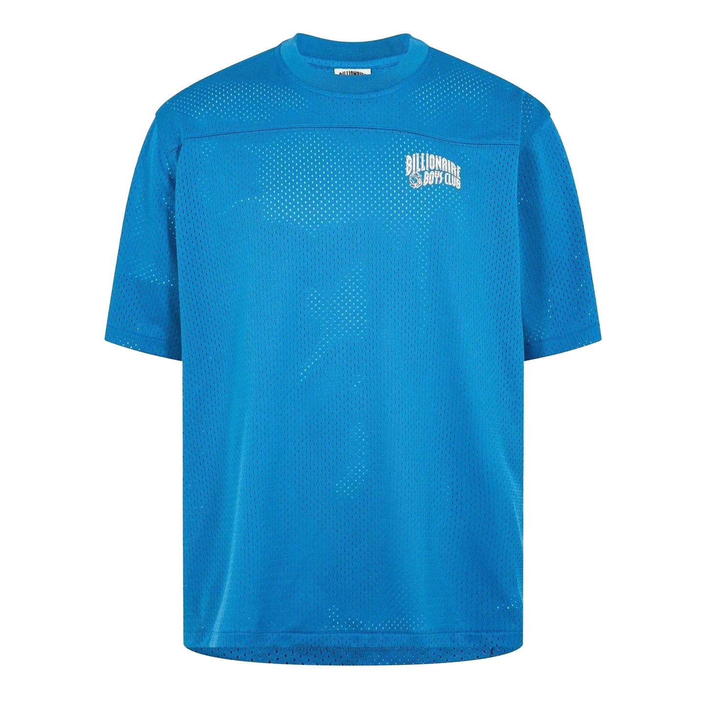Aqua Blue - Front - Billionaire Boys Club Mens Logo Mesh T-Shirt