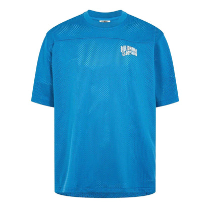 Aqua Blue - Front - Billionaire Boys Club Mens Logo Mesh T-Shirt