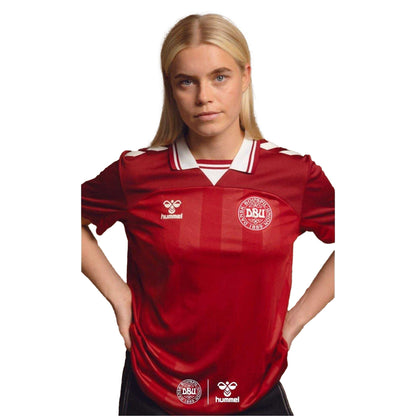 Red - Side - Hummel Womens-Ladies Denmark Home Shirt