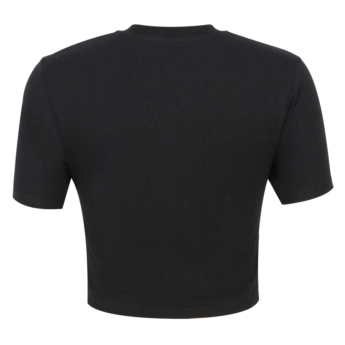 Black-Grey - Back - Pretty Boy Ugly World Womens-Ladies Slim Crop Top