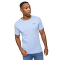 White-Navy-Denim-Blue-Grey Marl - Lifestyle - Crosshatch Mens Basicblues T-Shirt (Pack of 5)