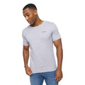 White-Navy-Denim-Blue-Grey Marl - Pack Shot - Crosshatch Mens Basicblues T-Shirt (Pack of 5)