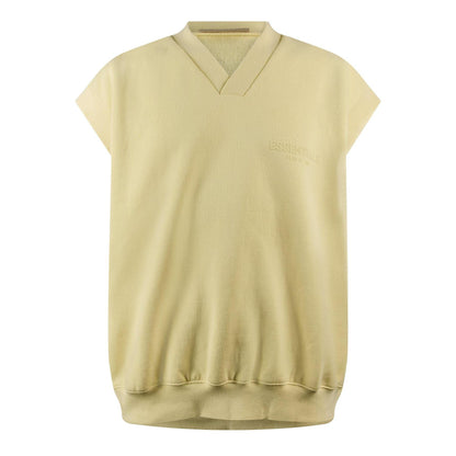Canary Yellow - Front - Fear Of God Essentials Mens Knitted Sweater Vest