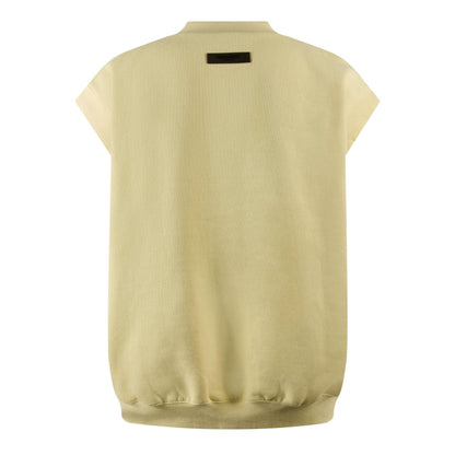 Canary Yellow - Back - Fear Of God Essentials Mens Knitted Sweater Vest