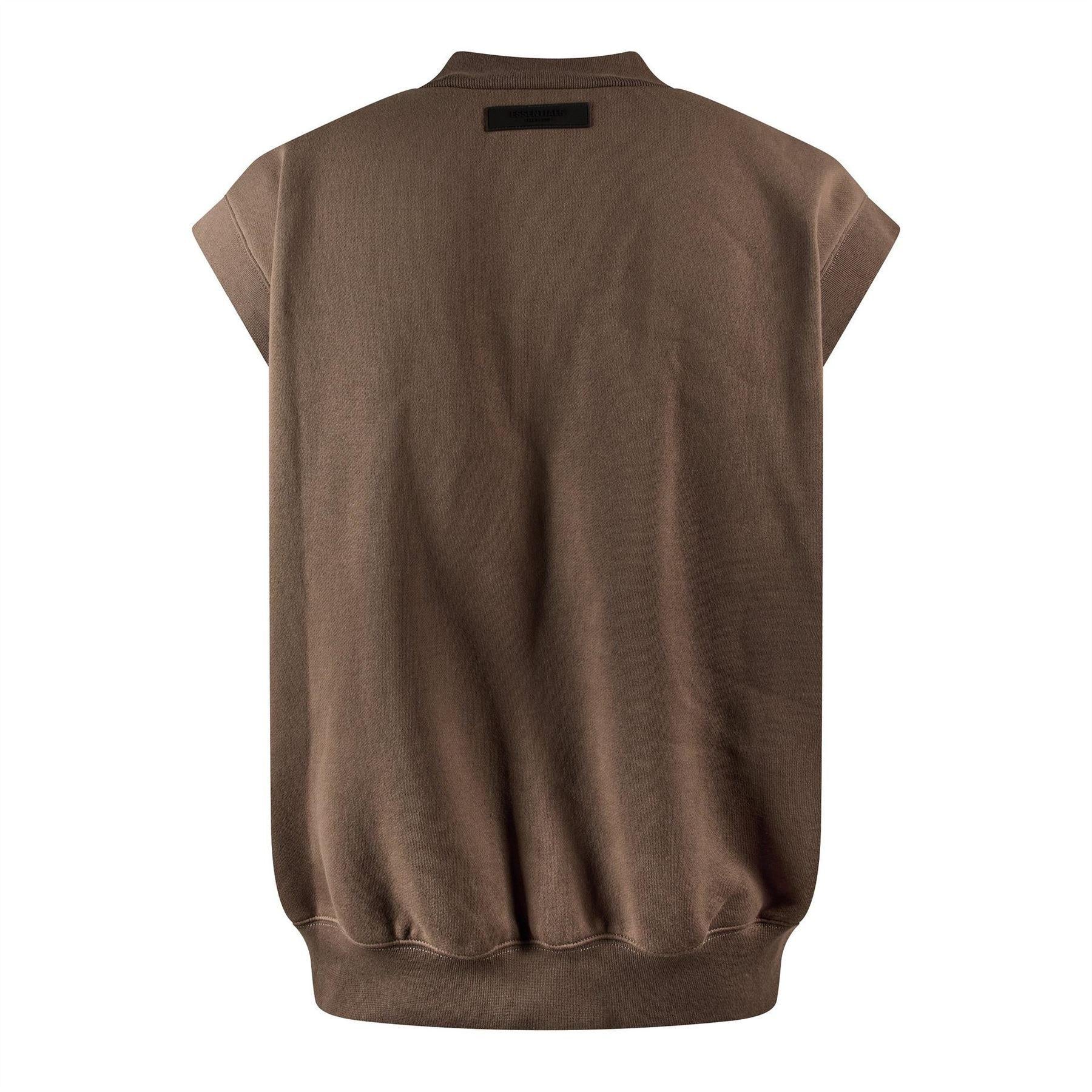 Wood - Back - Fear Of God Essentials Mens Knitted Sweater Vest