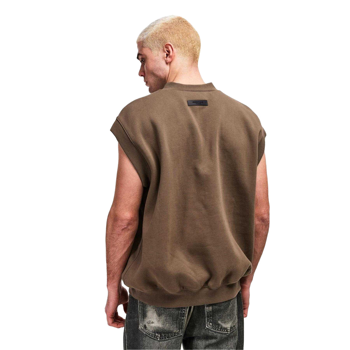 Wood - Pack Shot - Fear Of God Essentials Mens Knitted Sweater Vest
