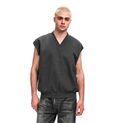 Off Black - Lifestyle - Fear Of God Essentials Mens Knitted Sweater Vest