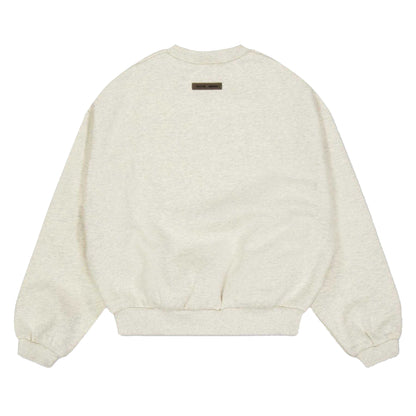 Oatmeal Heather - Back - Fear Of God Essentials Childrens-Kids Essentials Sweatshirt