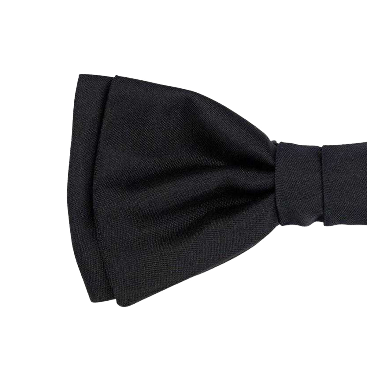 Black - Back - Hugo Boss Mens Lightweight Bow Tie