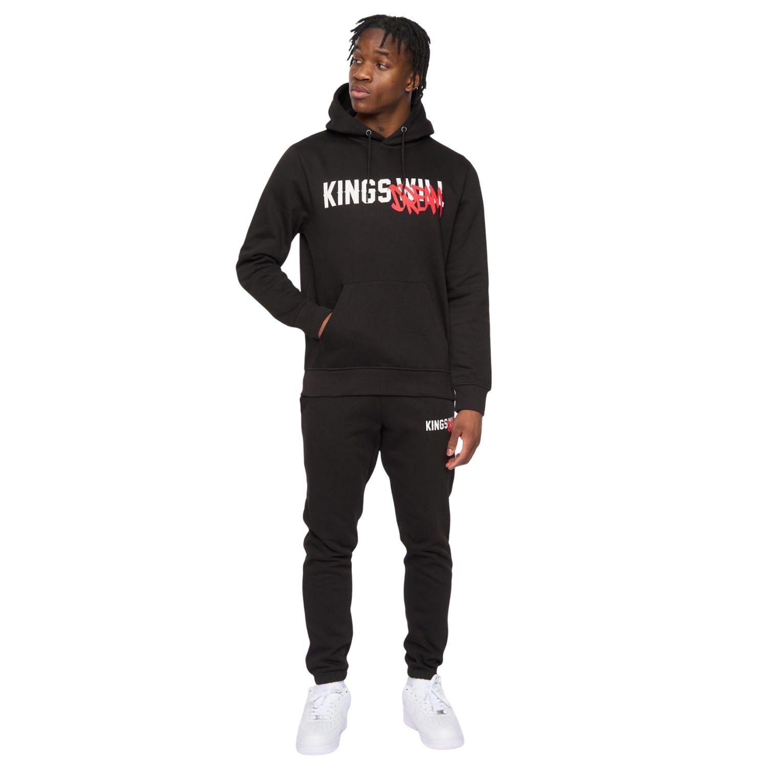Black - Pack Shot - Kings Will Dream Mens Tagged Hoodie