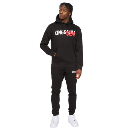 Black - Pack Shot - Kings Will Dream Mens Tagged Hoodie