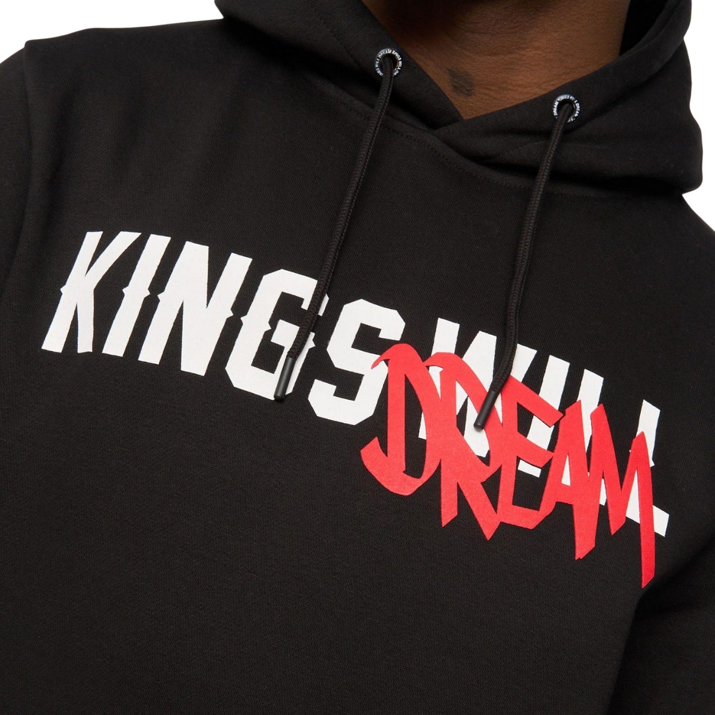 Black - Side - Kings Will Dream Mens Tagged Hoodie